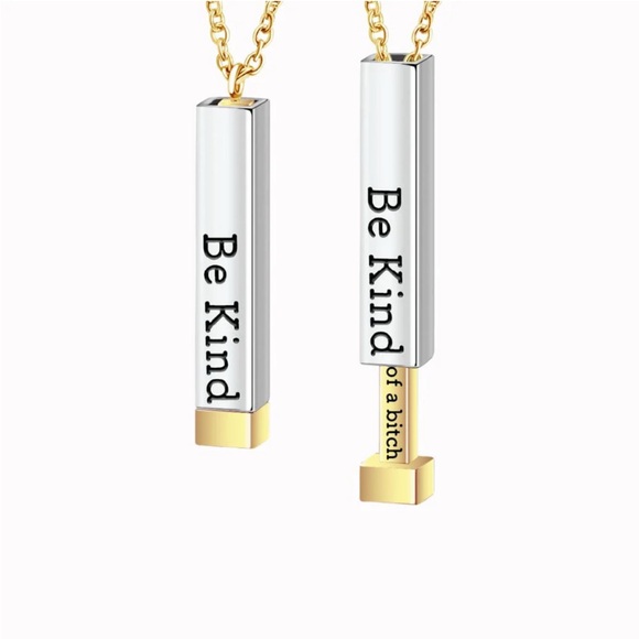 olivia jewelry Jewelry - Gold and Silver Inspirational Necklace